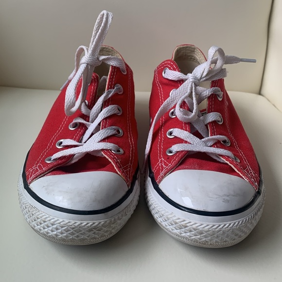 Converse All Star Red Low Top - Picture 2 of 7